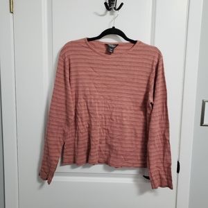 WOOLRICH Pink Striped Long Sleeve Shirt